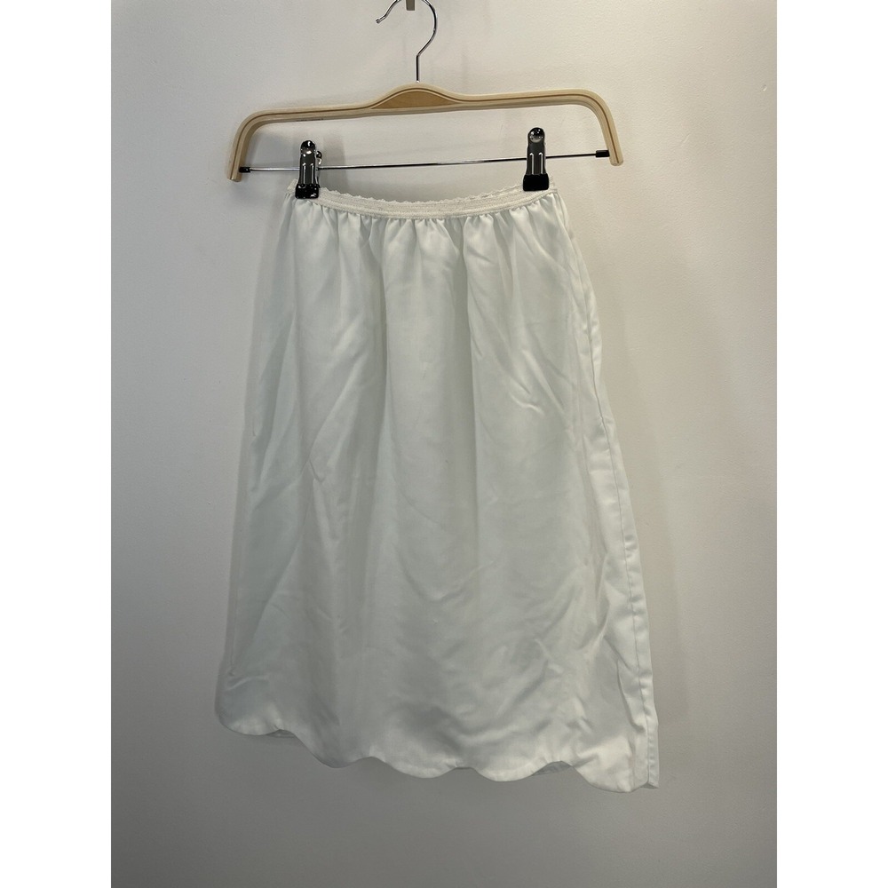 Vintage Henson Kickernick Slip Scallop Hem Double Layer SZ XS Short
